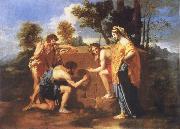 Nicolas Poussin Et in Arcadia Ego oil painting on canvas